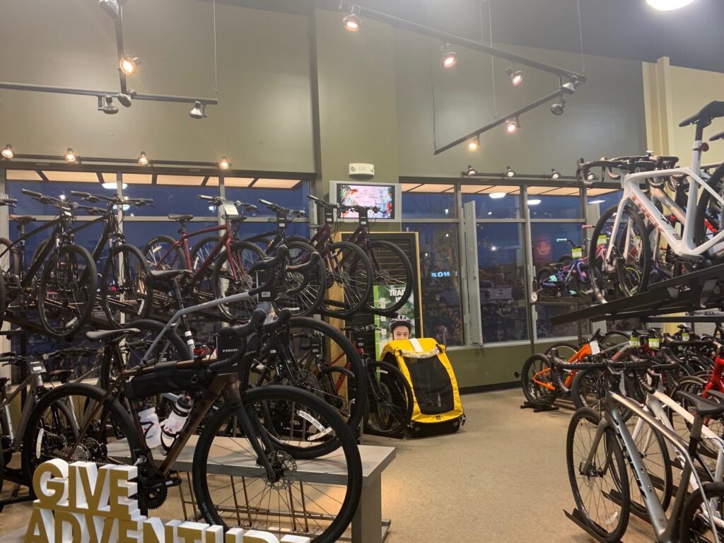 security gates bike store open